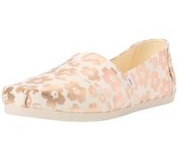 TOMS Alpargata Cloudbound, Mocasines Planos Mujer, Beige Foil Ojai Floral Print, 42.5 EU
