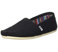 TOMS ALPARGATA CORE, Mocasines Planos Hombre, Negro (Negro/Blanco), 42.5 EU