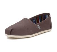 TOMS ALPARGATA CORE, Mocasines Planos Mujer, Gris, 35.5 EU