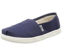 TOMS ALPARGATA CORE, Mocasines Planos Unisex Niños, Azul (Azul Marino), 37.5 EU