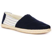 TOMS Alpargata Rope Classic, Mocasín Plano Mujer, Navy Stripes, 35.5 EU