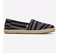 Toms Alpargata Cuerda Mujer Diario Moda Informal sin Cordones Zapatos Negros