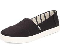 TOMS Alpargata Cupsole, Zapatillas deportivas, Mujer, Negro (Black/White), 35.5 EU