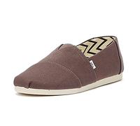 TOMS Alpargata de algodón reciclado, Mocasines Planos Hombre, Gris, 44 EU