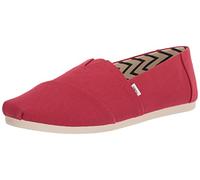 TOMS Alpargata de algodón reciclado, Mocasines Planos Hombre, Rojo, 46 EU