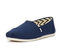 TOMS Alpargata Mocasines Planos Mujer Algodón Reciclado Azul Marino 41 EU