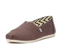 TOMS Alpargata de algodón reciclado, Mocasines Planos Mujer, Ash Recycled Cotton Canvas, 42 EU