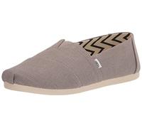 TOMS Alpargata Heritage Canvas, Mocasines Planos Hombre, Gris (Cemento), 42 EU