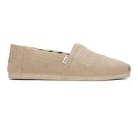 TOMS Alpargata Heritage Canvas, Mocasines Planos Hombre, Natural sin teñir, 44.5 EU