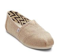 TOMS Alpargata Heritage Canvas, Mocasines Planos Mujer, Beige (Natural Sin Teñir), 37 EU