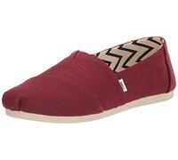 TOMS Alpargata Heritage Canvas, Mocasines Planos Mujer, Cereza negra, 36 EU
