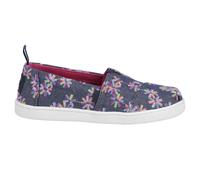 TOMS Classic Alpargata, Mocasín Plano Niñas, Navy Embroidered Floral, 30 EU
