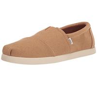 TOMS Alpargata Lino de algodón Reciclado, Mocasín Hombre, Doe Washed Recycled Cotton Canvas, 44.5 EU