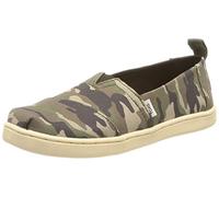 TOMS Alpargata Mocasines Planos, Lona, Niños, Multicolor, 34.5
