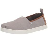 TOMS Alpargata, Mocasines Planos Unisex Niños, Gris (Gris Llovizna), 34 EU