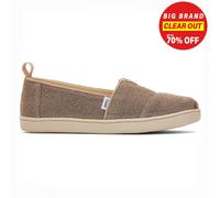 Toms Alpargata Diseñador Moda informal sin cierres Junior Infantil Oro