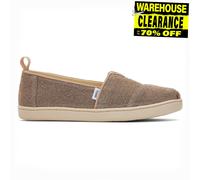 Toms Alpargata Moda Informal Diseñador Zapatos sin Cierres Junior Infantil Oro