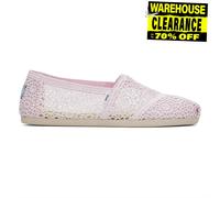 Toms Alpargata mujer Floral – Diseñador moderno chic – Violeta