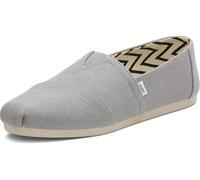 TOMS Alpargata, Oxford Plano Hombre, Lona Heritage Gris llovizna, 39 EU