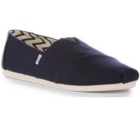 Toms Alpargata Para Hombre Pull On Reciclada Casual En Blanco Talla UK 7 - 12