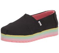 TOMS Alpargata Platform, Plataforma Niñas, Negro, 38 EU