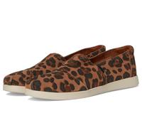 TOMS Alpargata Plus sin cordones para mujer, Leopardo de azúcar moreno, 36 EU