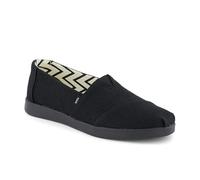 TOMS Alpargata Plus - Zapatos sin Cordones para Mujer, Negro -, 38.5 EU