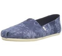 TOMS ALPARGATA PRINT, Mocasines Planos Mujer, Azul (Desteñido Azul Marino), 35.5 EU