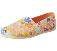 TOMS ALPARGATA PRINT, Mocasines Planos Mujer, Beige (Flores silvestres Beis), 36 EU