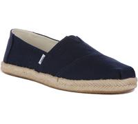 Toms Alpargata Reciclada Vegana Con Elástico Para Mujeres En Color Navy EU 36-42