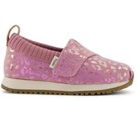 TOMS Alpargata Resident, Tenis sin Cordones Niñas, Cosmic Pink Iridescent Leopard, 33 EU