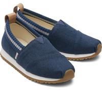 TOMS Alpargata Resident, Zapatillas Unisex niños, Majolica Blue Heritage Canvas, 35.5 EU