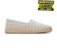 Toms Alpargata Cuerda 2.0 Mujer Chic Moda Spriped Diseñador Casual Zapatos Beige