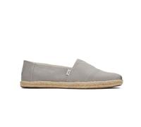 TOMS Alpargata Rope, Mocasines Planos Hombre, Gris (Gris Medio), 43 EU