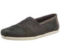 TOMS Alpargata Sintética, Mocasines Planos Hombre, Gris/Marrón, 39 EU