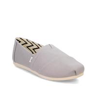 TOMS Alpargata Wide, Mocasín Plano Mujer, Drizzle Grey Wide Recycled Cotton Canvas, 37 EU