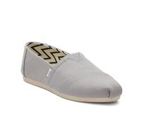 TOMS Alpargata Wide, Mocasín Plano Mujer, Drizzle Grey Wide Recycled Cotton Canvas, 39 EU