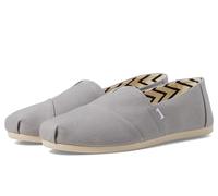 TOMS Alpargata Wide, Mocasín Plano Mujer, Drizzle Grey Wide Recycled Cotton Canvas, 39 EU