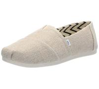TOMS Alpargata Wide, Mocasín Plano Mujer, Natural Undyed Wide Heritage Canvas, 42 EU