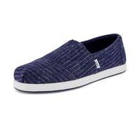TOMS Alpargatas ALP FWD para Hombre, Rayas acogedoras Azul Marino, 9.5 Reino Unido, Rayas acogedoras Azul Marino, 43.5 EU