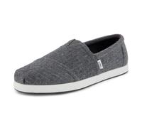 TOMS Alpargatas ALP FWD para Hombre, Rayas Grises acogedoras, 13 UK, Drizzle Grey Cozy Stripe, 47.5 EU