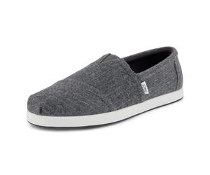 TOMS Alpargatas ALP FWD para Hombre, Rayas Grises acogedoras, 8 UK, Drizzle Grey Cozy Stripe, 42 EU