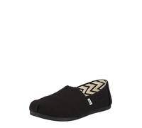 TOMS Alpargata de algodón reciclado, Mocasines Planos Mujer, Negro, 36 EU