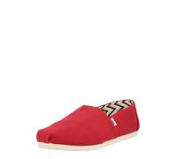Toms Shoes Alpargatas de algodón reciclado Mocasines planos Hombre Rojo 43 EU