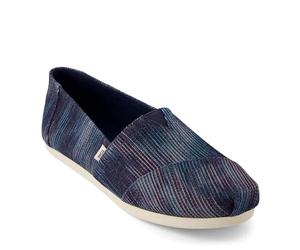 TOMS Alpargatas de Alpargata para Mujer, Denim Azul Marino, 41 EU