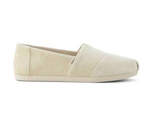 TOMS Alpargatas de Alpargata para Mujer, Pana Beige, 36 EU