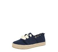Alpargatas de mujer Carolina con lazada azul 37