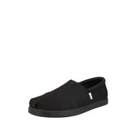 TOMS ALP FwdLoafer - Zapatos Planos para Hombre, Lona de algodón Reciclado Negro y Negro, 41 EU