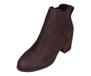 TOMS Botas Chelsea Evelyn para mujer, Gamuza de piel de mora, 41 EU