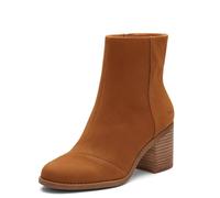 TOMS Botas Evelyn de media pantorrilla para mujer, Tan, 36.5 EU